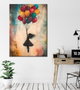Wallity WY455 Pintura Decorativa en Lienzo Multicolor 70 x 100 cm